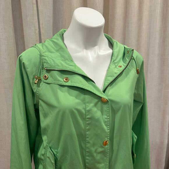 Ralph Lauren Lime Green Jacket sz S Lightweight hooded Jacket - Picture 2 of 7